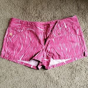 Express shorts hot pink